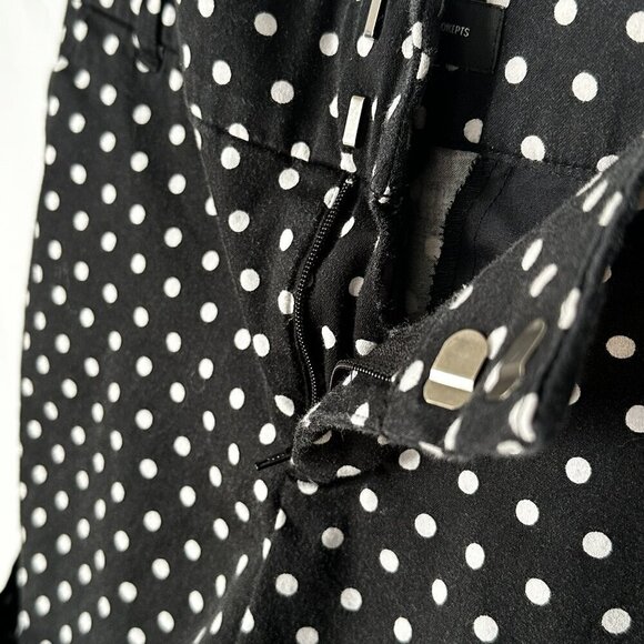 INC International Concepts Pants - Black and White Polka Dot Dress Shorts Size 4 With Pockets